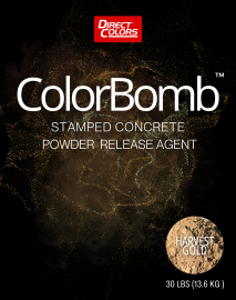 Directcolors - ColorBomb™ Powder Release Agent: Harvest Gold: 30 Pound